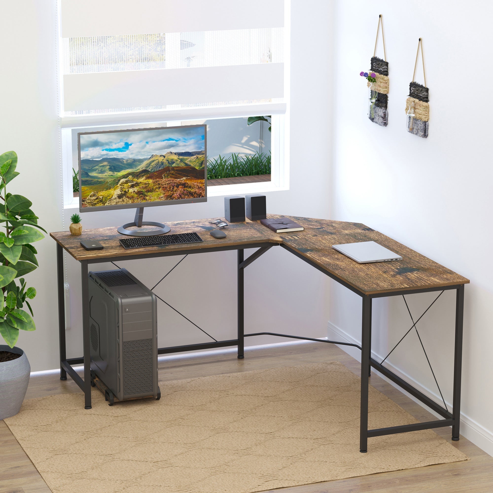 L-Shaped Computer Desk, 59