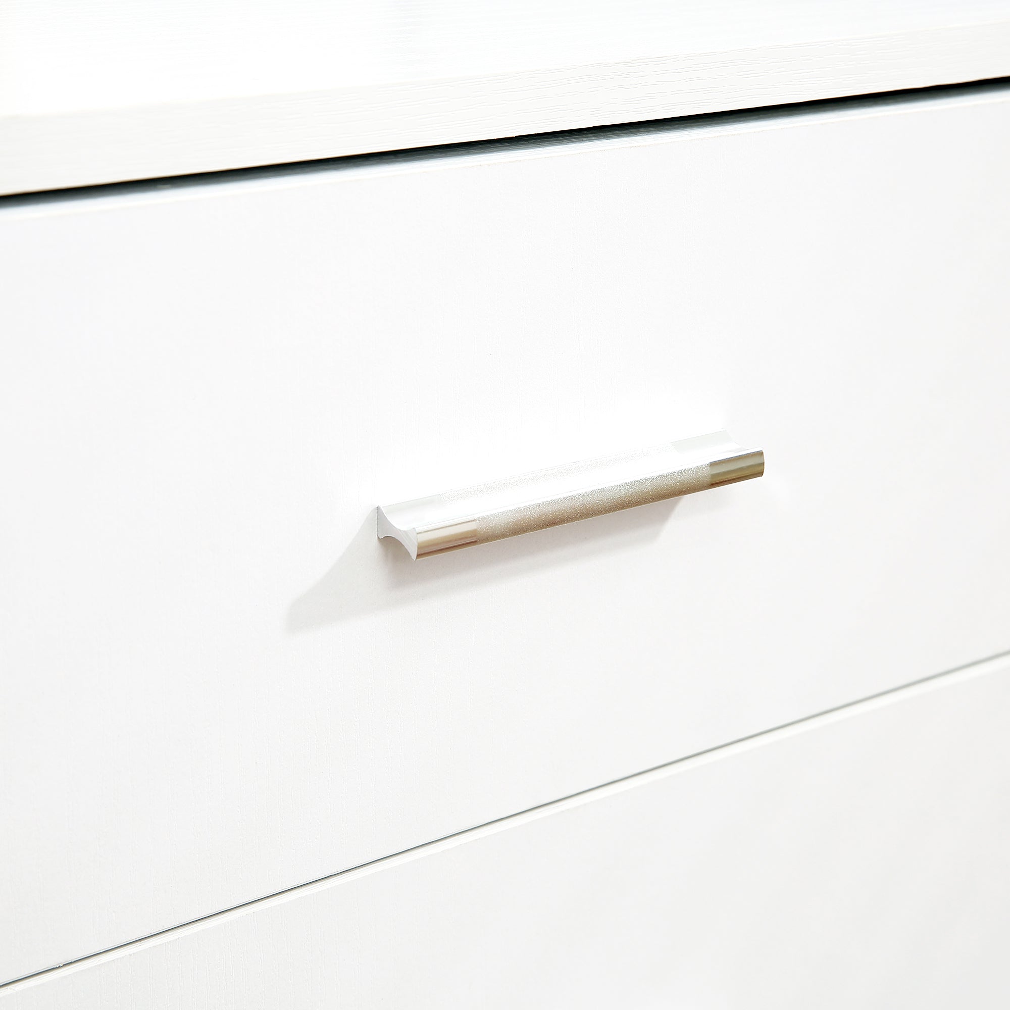 Modern Lateral Filing Cabinet, 3 Drawer File Cabinet for Letter and A4 Size Documents, Mobile, Printer Stand with Open Shelves, Rolling Wheels, White Office Cabinets & Cupboards at Gallery Canada
