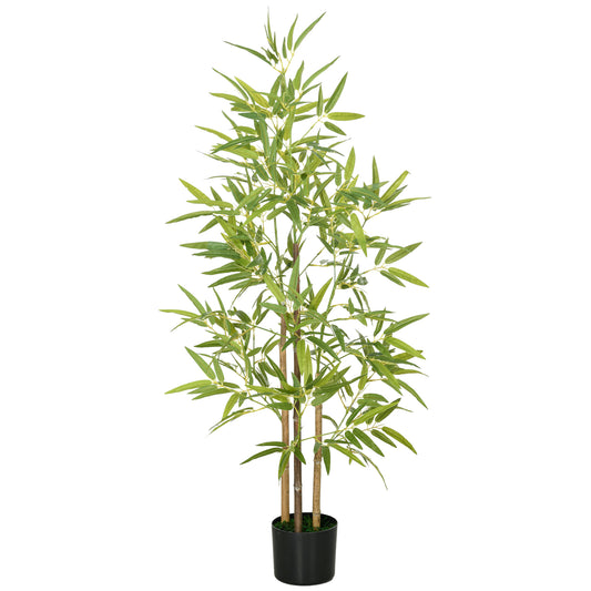 4ft Artificial Tree, Indoor Fake Bamboo with Pot, for Home Office Living Room Decor Artificial Trees at Gallery Canada