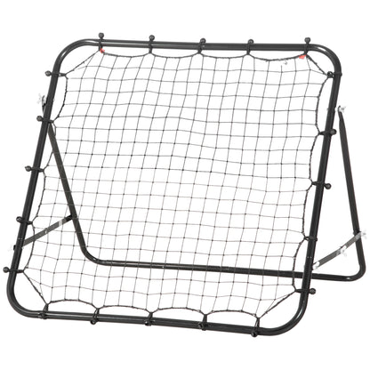 Volleyball Rebounder Net Football Training Aid Kickback Target Play Black Football   at Gallery Canada