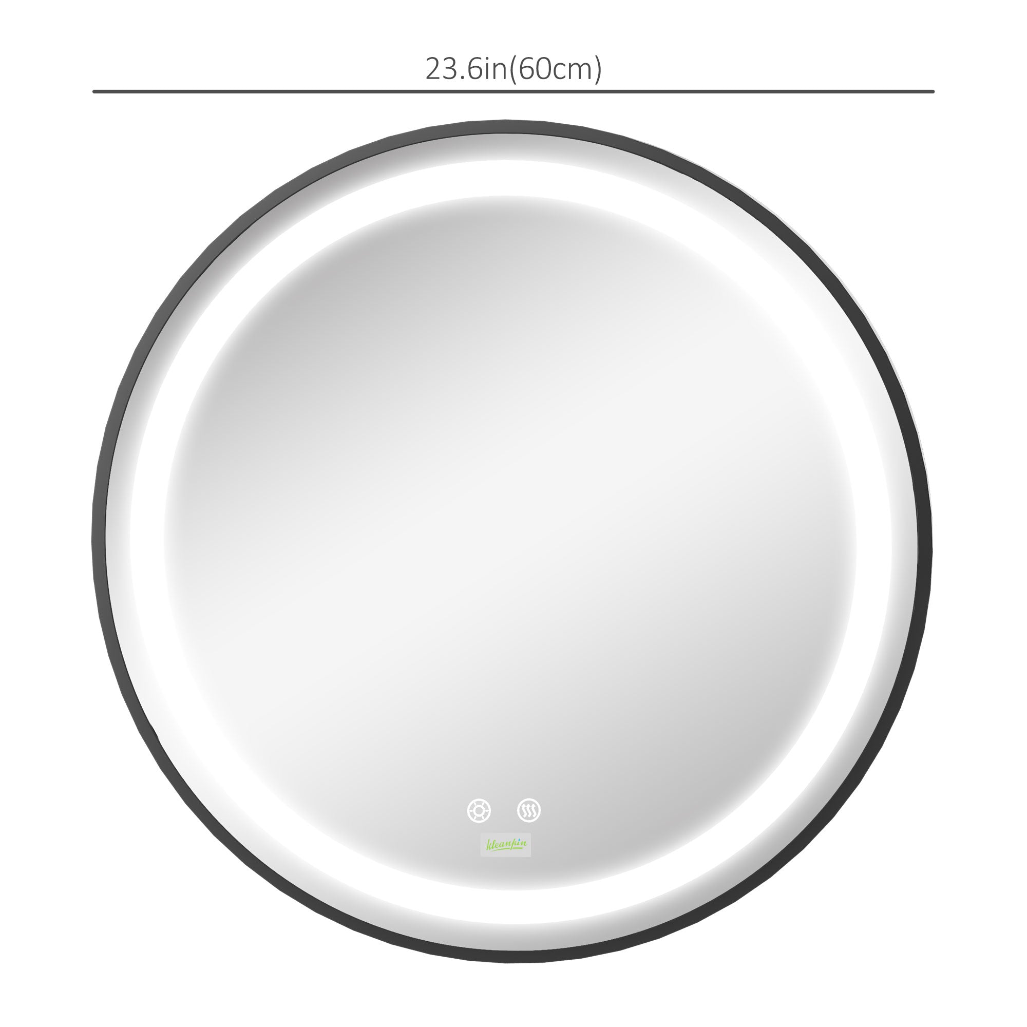 LED Bathroom Mirror for Vanity, Dimmable Lighted Anti Fog Wall Mirror with 3 Temperature Colors, Plug-in, 24 Inch Wall Mirrors   at Gallery Canada