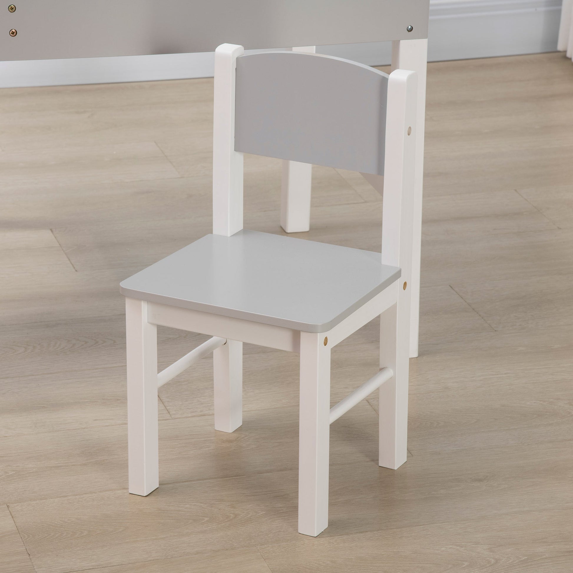 Multi-Use Kids Lego Table & Chair Set with Storage for Activities, Grey Kids Table Sets   at Gallery Canada