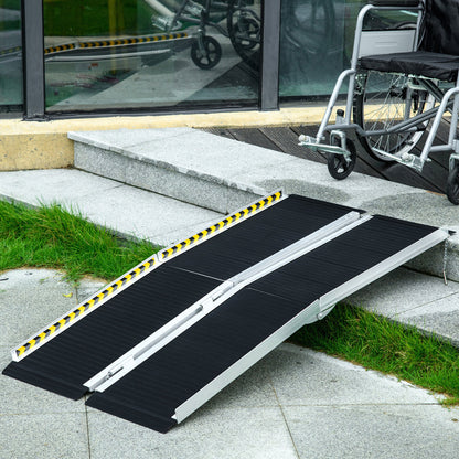 5ft Wheelchair Ramp Scooter Mobility Non-Skid PVC Layering Portable Foldable Aluminium Knee Walker & Wheelchair Ramps   at Gallery Canada