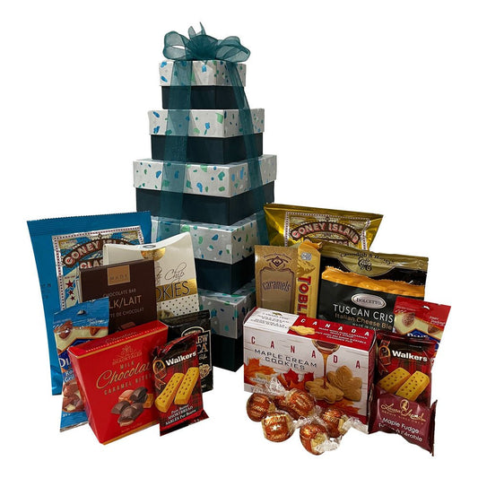Luxury Delights Tower Gift Set Corporate/Appreciation Gift Basket   at Gallery Canada