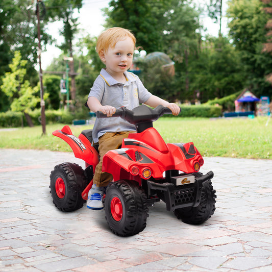 6V Kids ATV Quad w/ Music, Forward, for 2-6 Years, Red Electric Toy Cars   at Gallery Canada