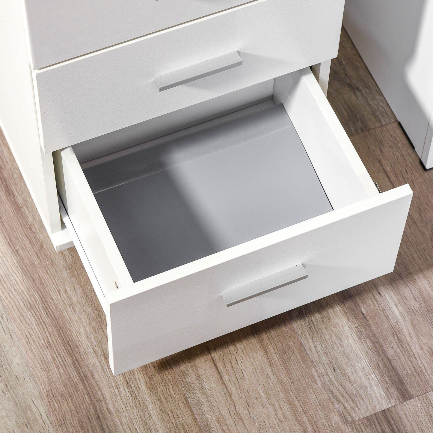 Mobile Filing Cabinet with Wheels, 3 Drawer File Cabinet with Lock and Keys for Home Office, White Office Cabinets & Cupboards   at Gallery Canada