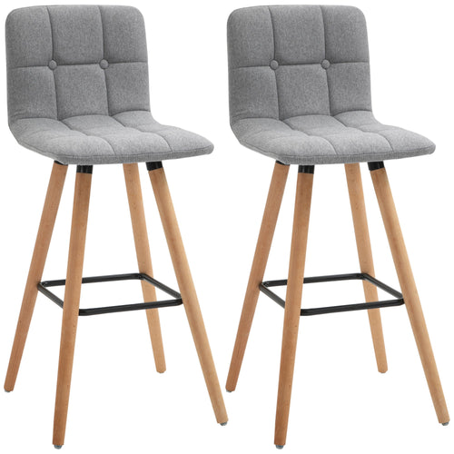 Modern Bar Stools Set of 2, 38