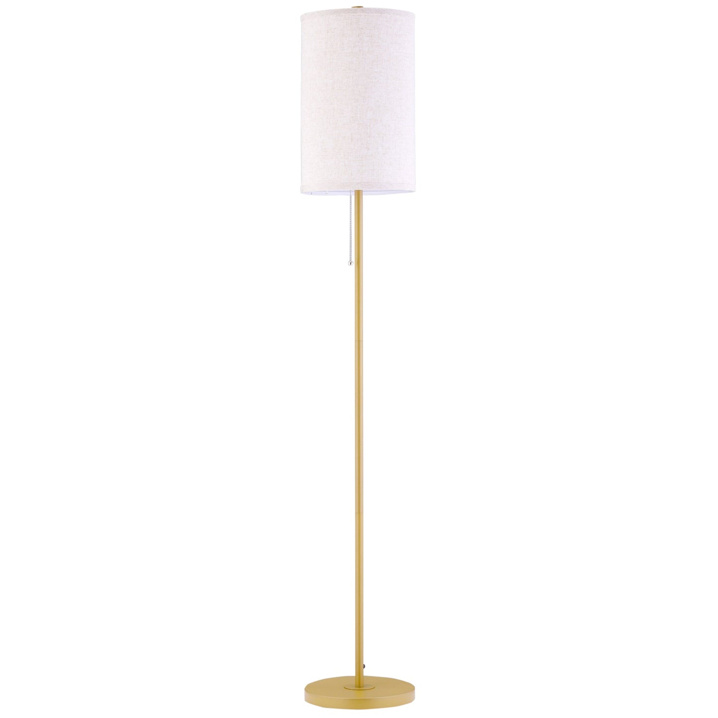 Modern Floor Lamp w/ Steel Frame and Pull Rope Switch, Standing Lamp for Living Room, Bedroom, Office Floor Lamps & Ceiling Fan Lights Multi Colour  at Gallery Canada