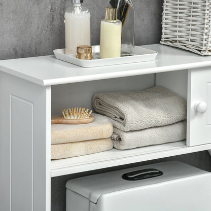 Modern Over The Toilet Storage, Bathroom Cabinets Over Toilet with 2 Sliding Doors, 3 Adjustable Shelves and Cupboard Over The Toilet Storage   at Gallery Canada