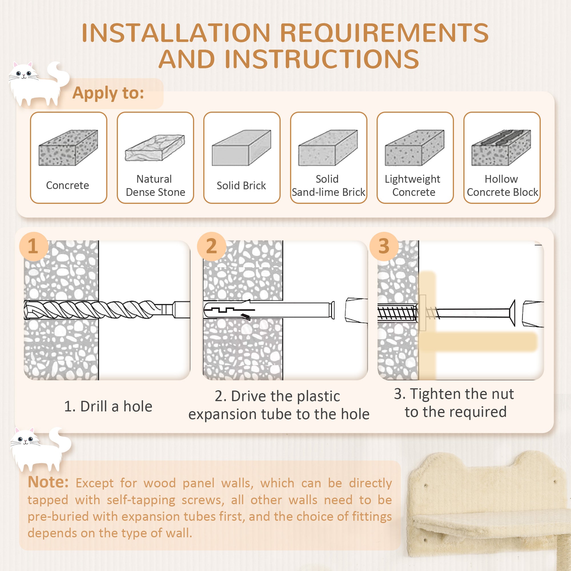 Pet Wall-mounted Climbing Shelf Set, Grey Cat Climbing Wall at Gallery Canada