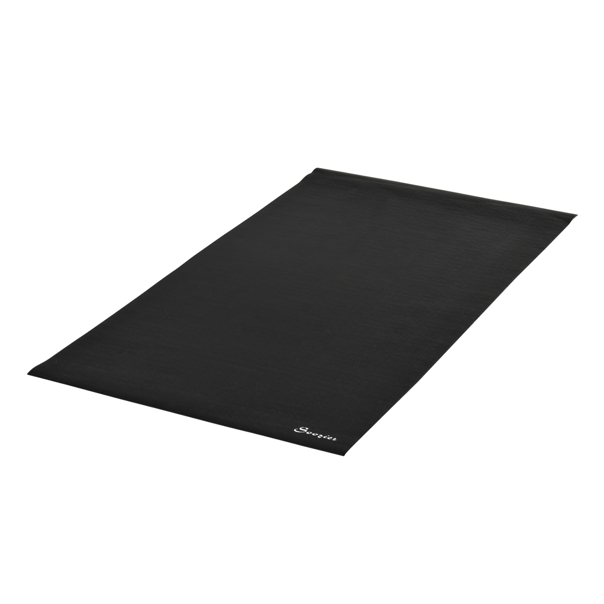 Multi-purpose Exercise Equipment Mat, Non-slip Treadmill Exercise Bike Floor Protection Mat, Gym Fitness Workout Mat, 7.2 x 3.9ft Accessories Black  at Gallery Canada