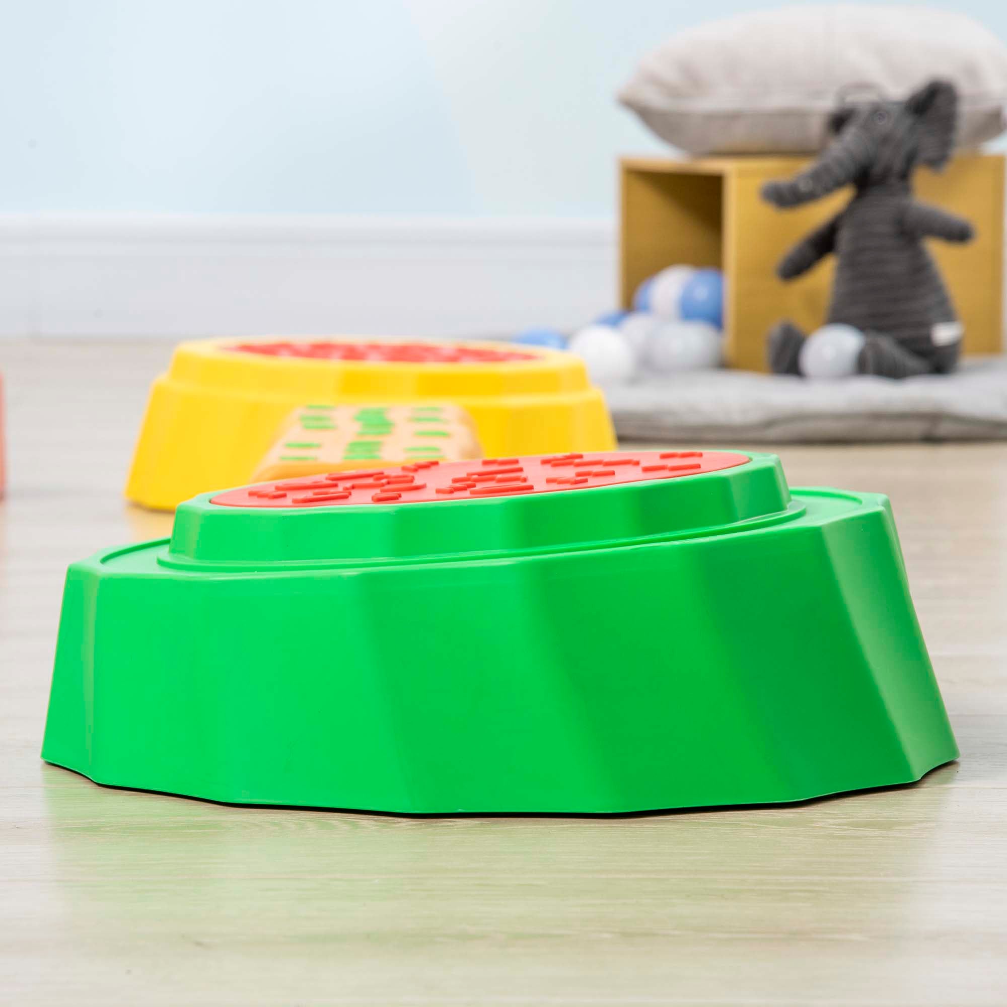8pcs Kids Balance Beam, Balance Bridge with Non-slip Surface &; Bottom, Stackable Stepping Stones for toddler, Balance Strength Coordination Training, Multicoloured Baby Gym & Playmats at Gallery Canada