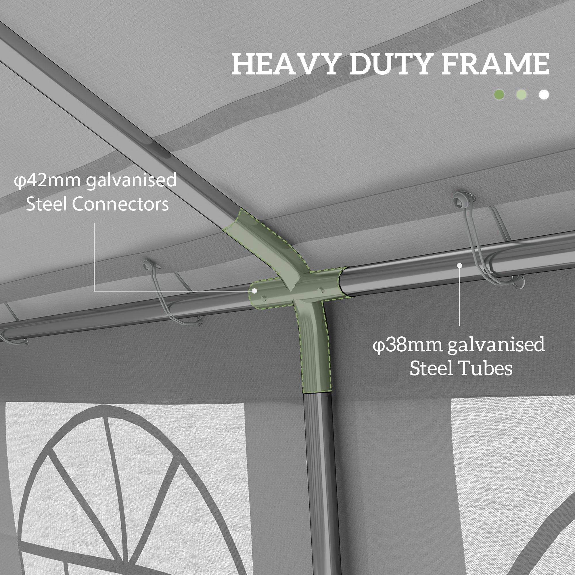 33'x20' Heavy Duty Steel Carport Garage Wedding Party Event Tent Shelter Gazebo Outdoor w/ Sidewalls Canopy Pavilion White Canopy Tents at Gallery Canada