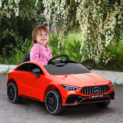 Mercedes-AMG Licensed 12V Ride on Car, Kids Electric Car with Remote Control, Spring Suspension, LED Lights, Red Electric Toy Cars   at Gallery Canada