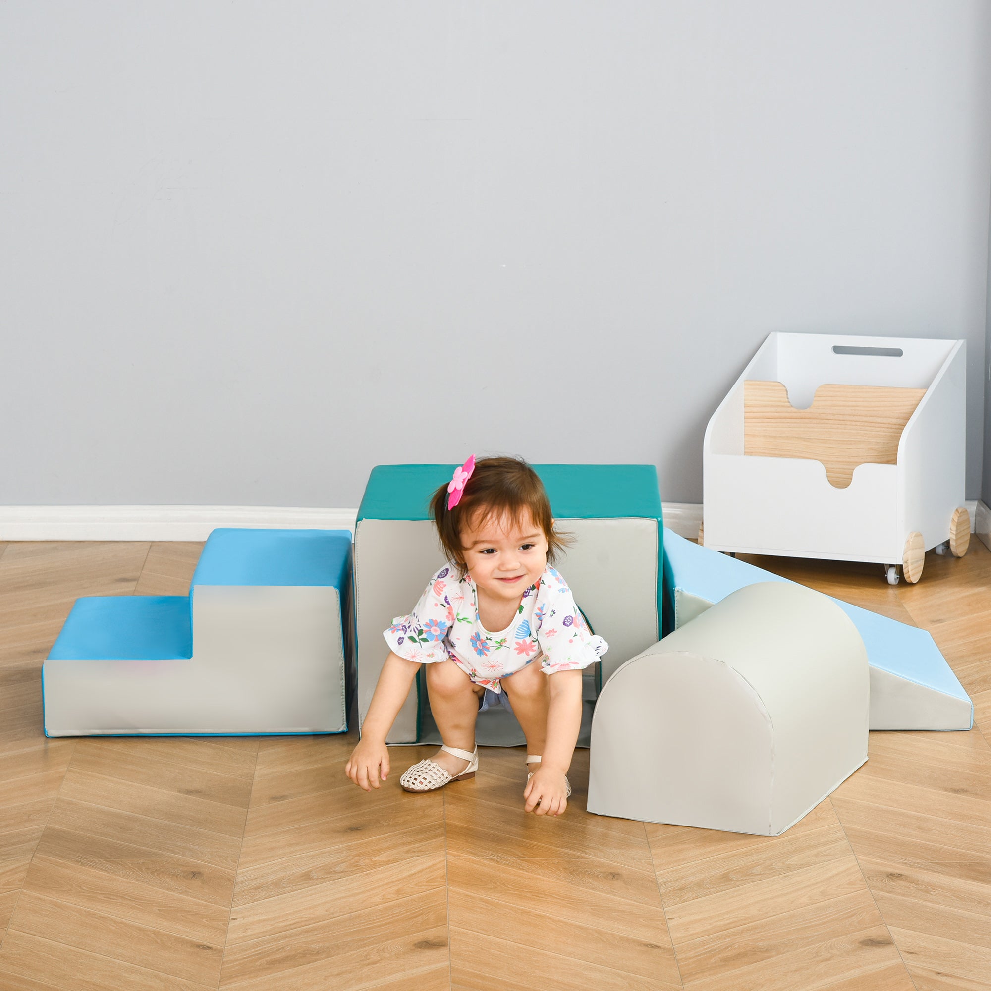 Foam Climbing Blocks for Toddlers, Kids Modular Play Set for Baby Children, Soft Play Equipment for Crawling Sliding, Easy-to-clean Safe DIY Creative, Multicolor Baby Gym & Playmats at Gallery Canada