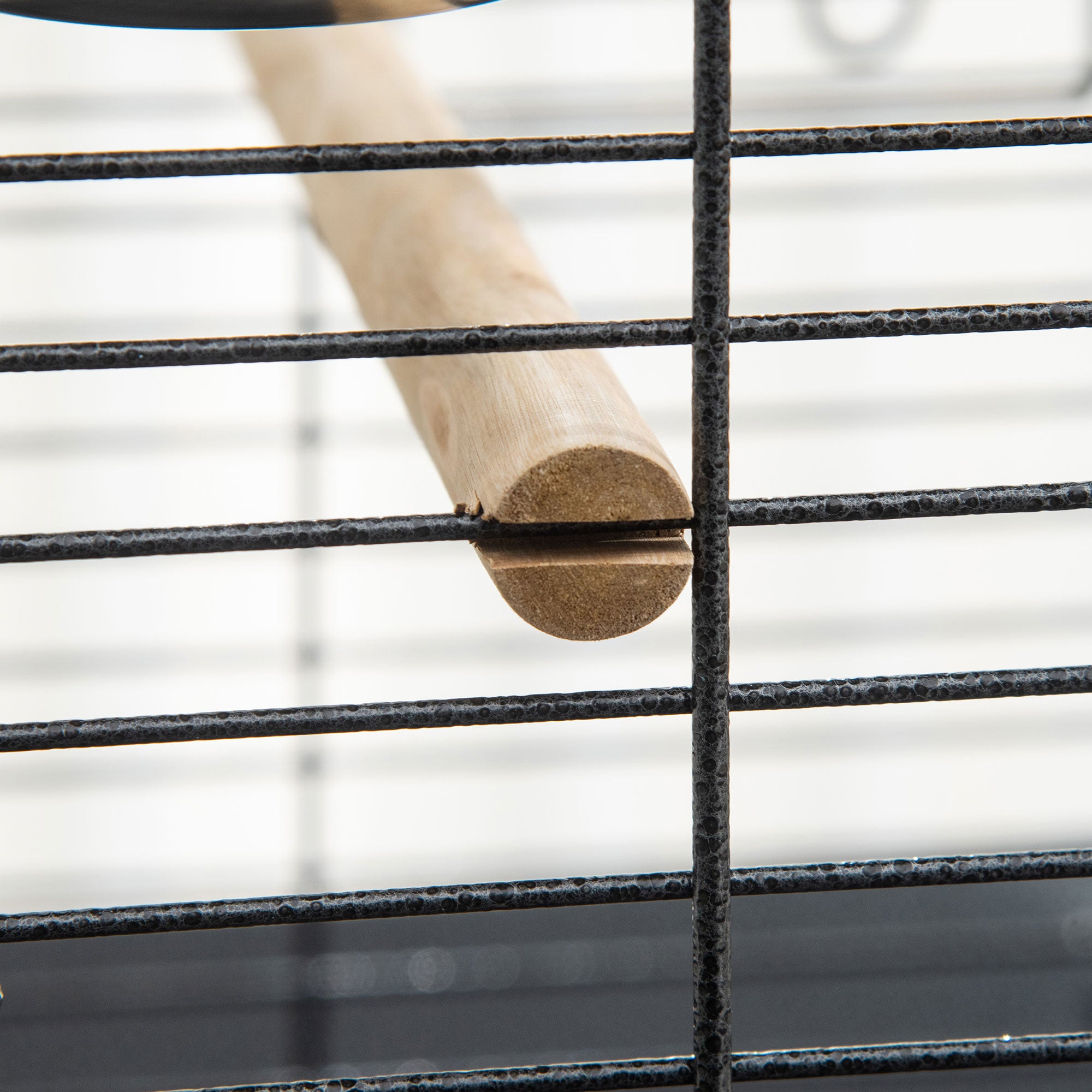 61.5 Inch Bird Cage Parakeet House for Cockatiel with Stand, Pull Out Tray, Play Top, Storage Shelf, Wood Perch, Food Container Bird Cages at Gallery Canada