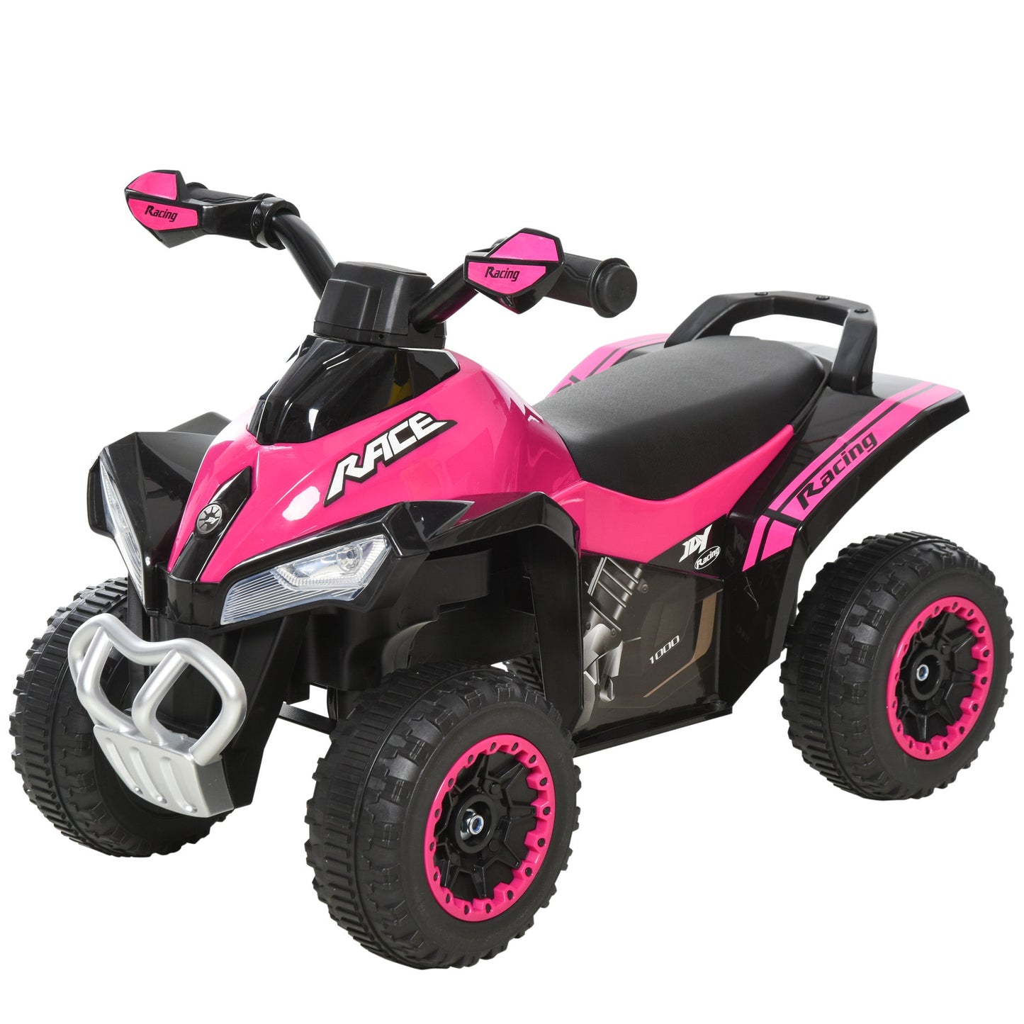 4-Wheel Ride-On Motorcycle Toy for Toddlers with Music and Lights, Pink Push Cars for Toddlers   at Gallery Canada