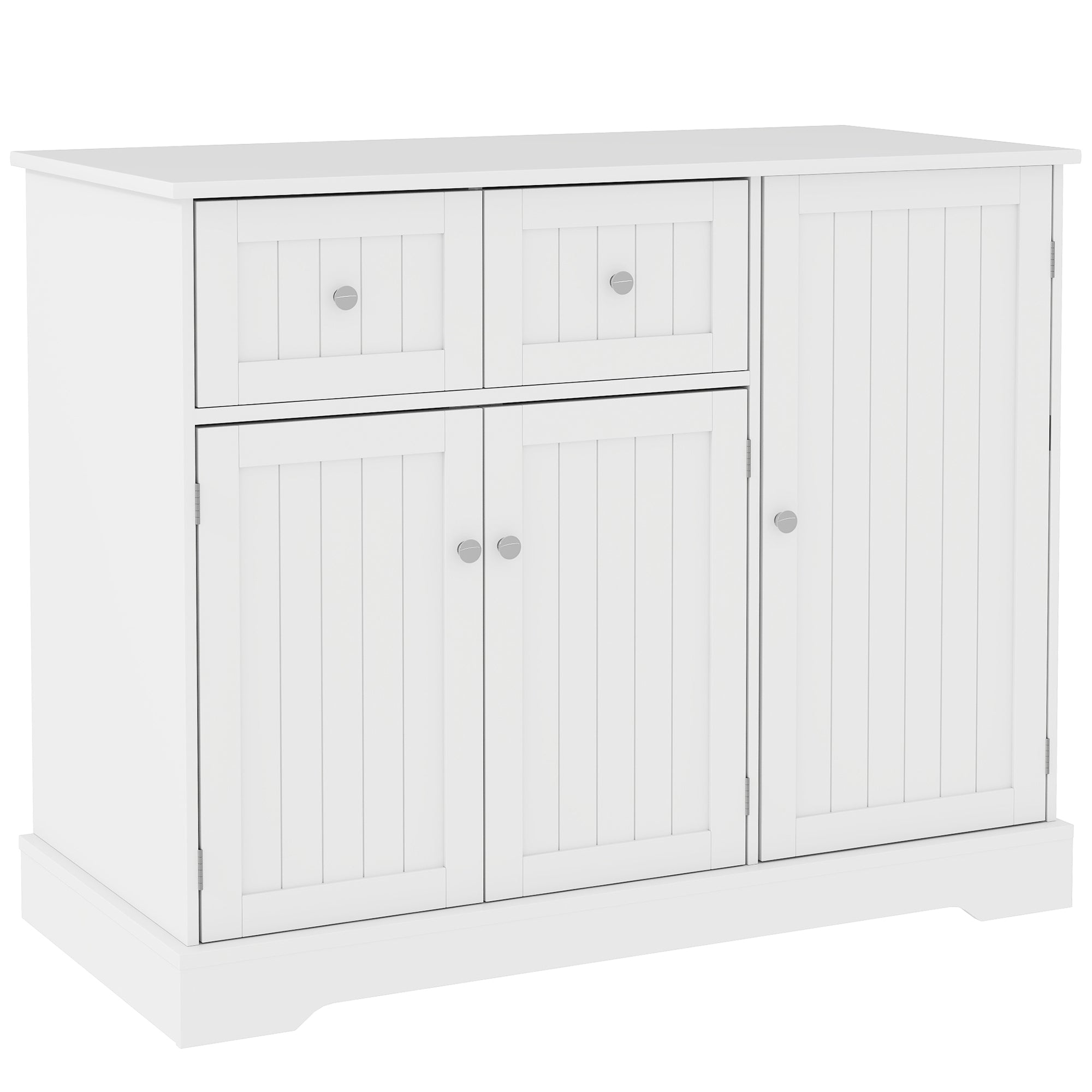 Cat Litter Box Enclosure with Drawer, Storage, Anti-tip Kit, for Living Room, Bedroom, White Cat Litter Box Enclosures White at Gallery Canada
