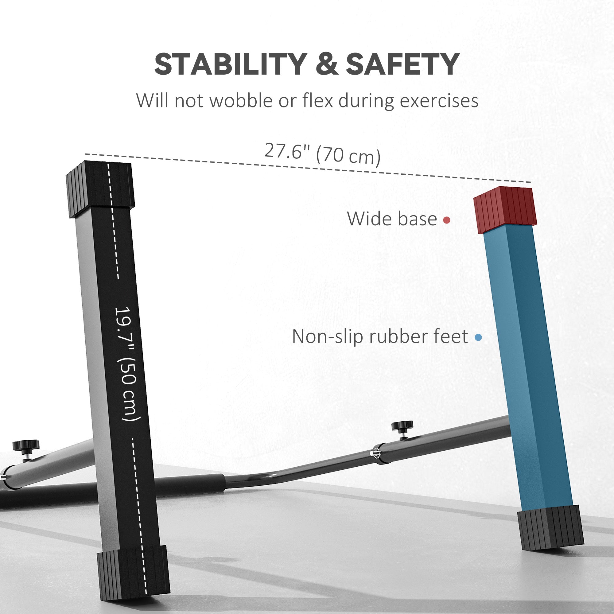 Push Up Bars, Adjustable Dip Station Parallel Bars with 4 Height Levels for Home Gym Fitness Workout More-Strength Training Equipment at Gallery Canada