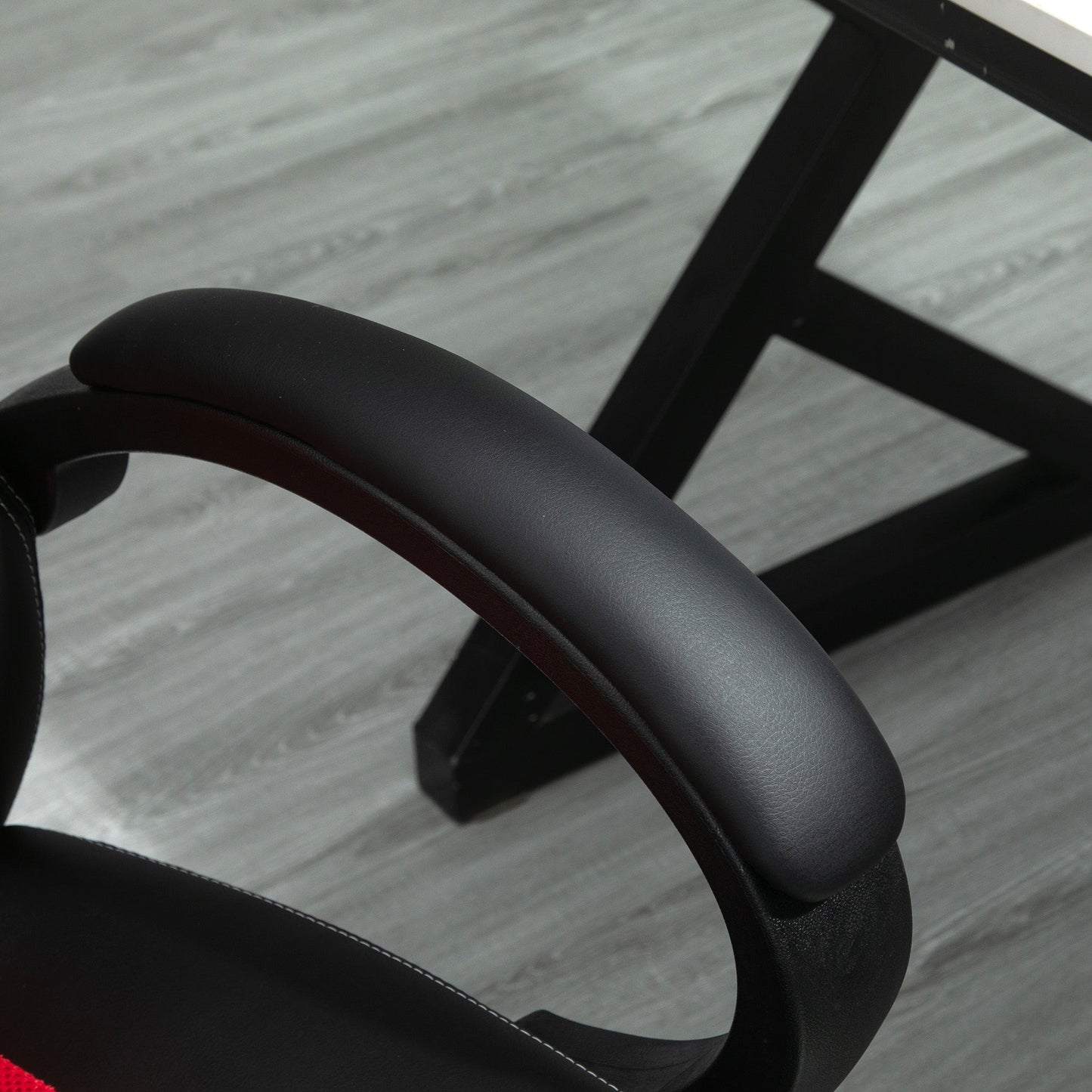 Racing Gaming Chair High Back Office Chair Computer Desk Gamer Chair with Swivel Wheels, Padded Headrest, Tilt Function, Red Video Game Chairs   at Gallery Canada