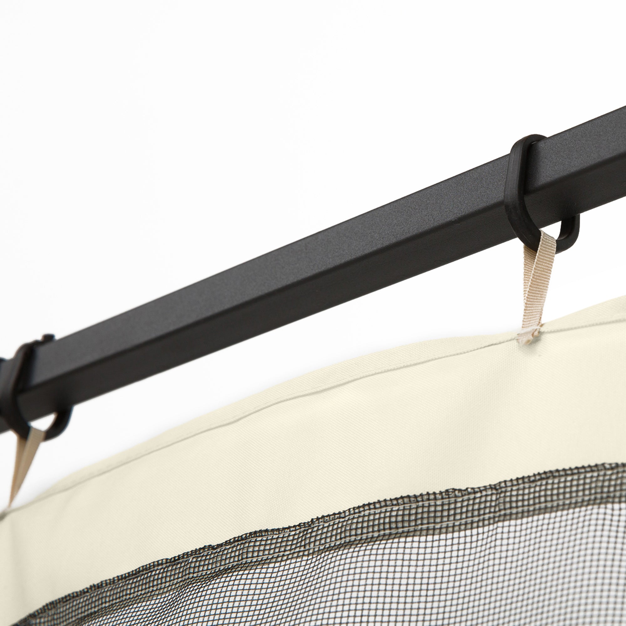 Replacement Mosquito Netting for Gazebo 10' x 13' Black Screen Walls for Canopy with Zippers for Parties and Outdoor Activities, Cream White Gazebo Sidewalls at Gallery Canada