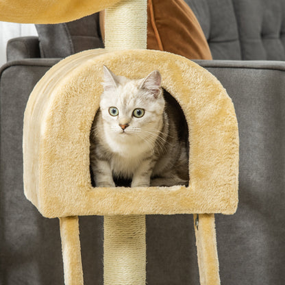 39" Deluxe Cat Tree Tower Scratching Post Kitten Condo Activity Center Deep Cream Cat Towers   at Gallery Canada