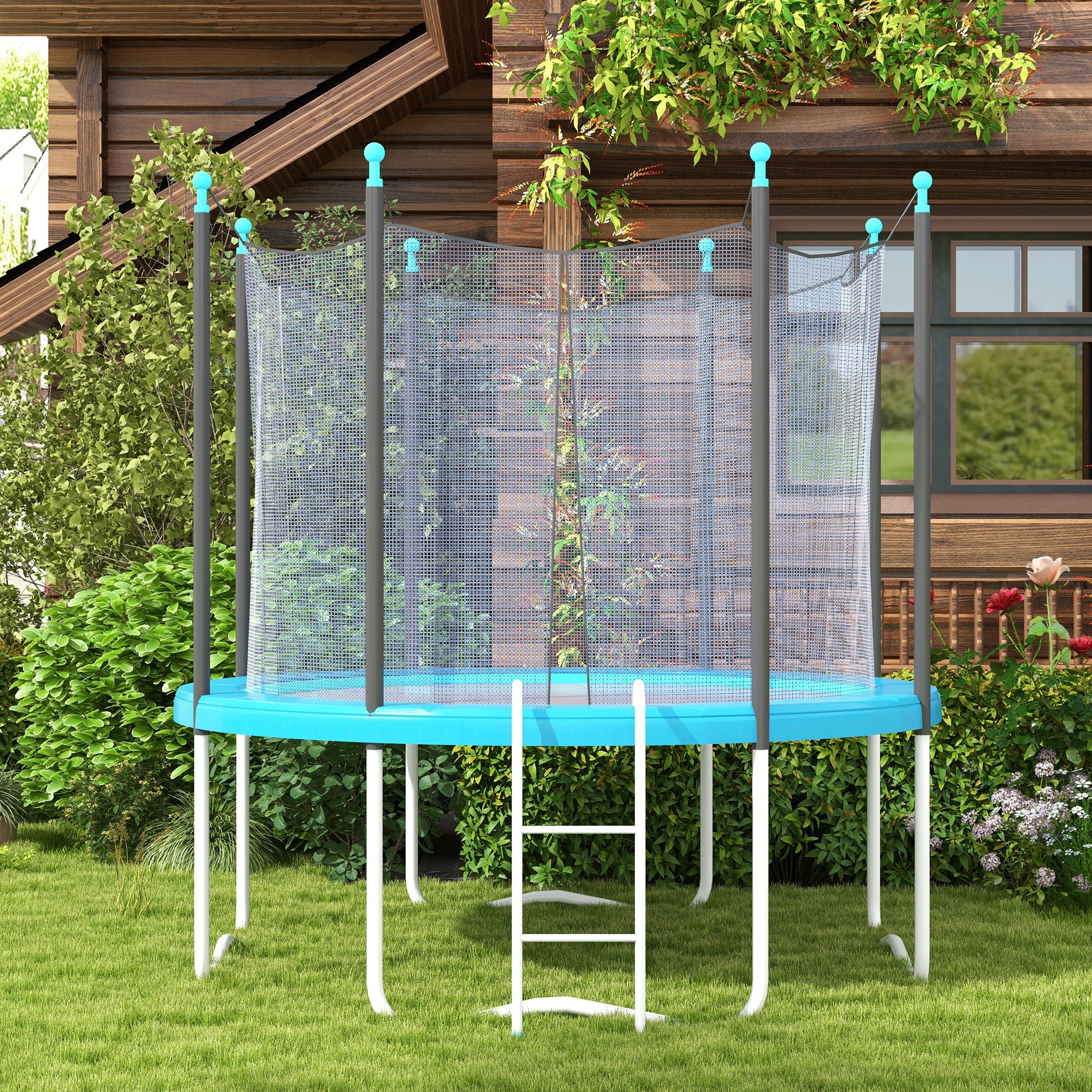 12ft Trampoline Replacement Pad Trampoline Spring Cover EPE Foam Light Blue Trampolines at Gallery Canada