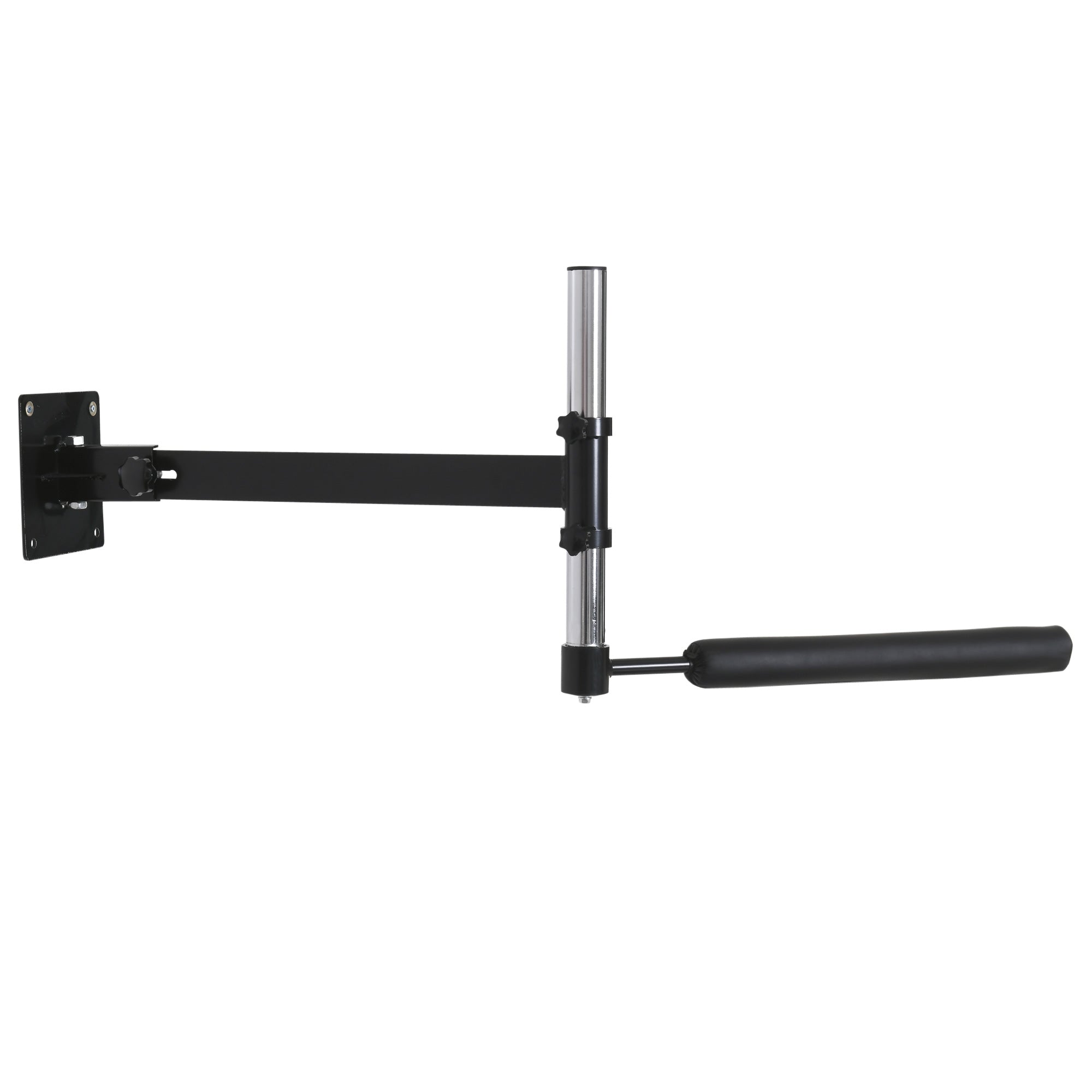 Wall Mount Reflex Bar Trainer, MMA Boxing Speed Trainer with Punching Boxing Bar, Height Adjustable, Black More-Strength Training Equipment Black  at Gallery Canada