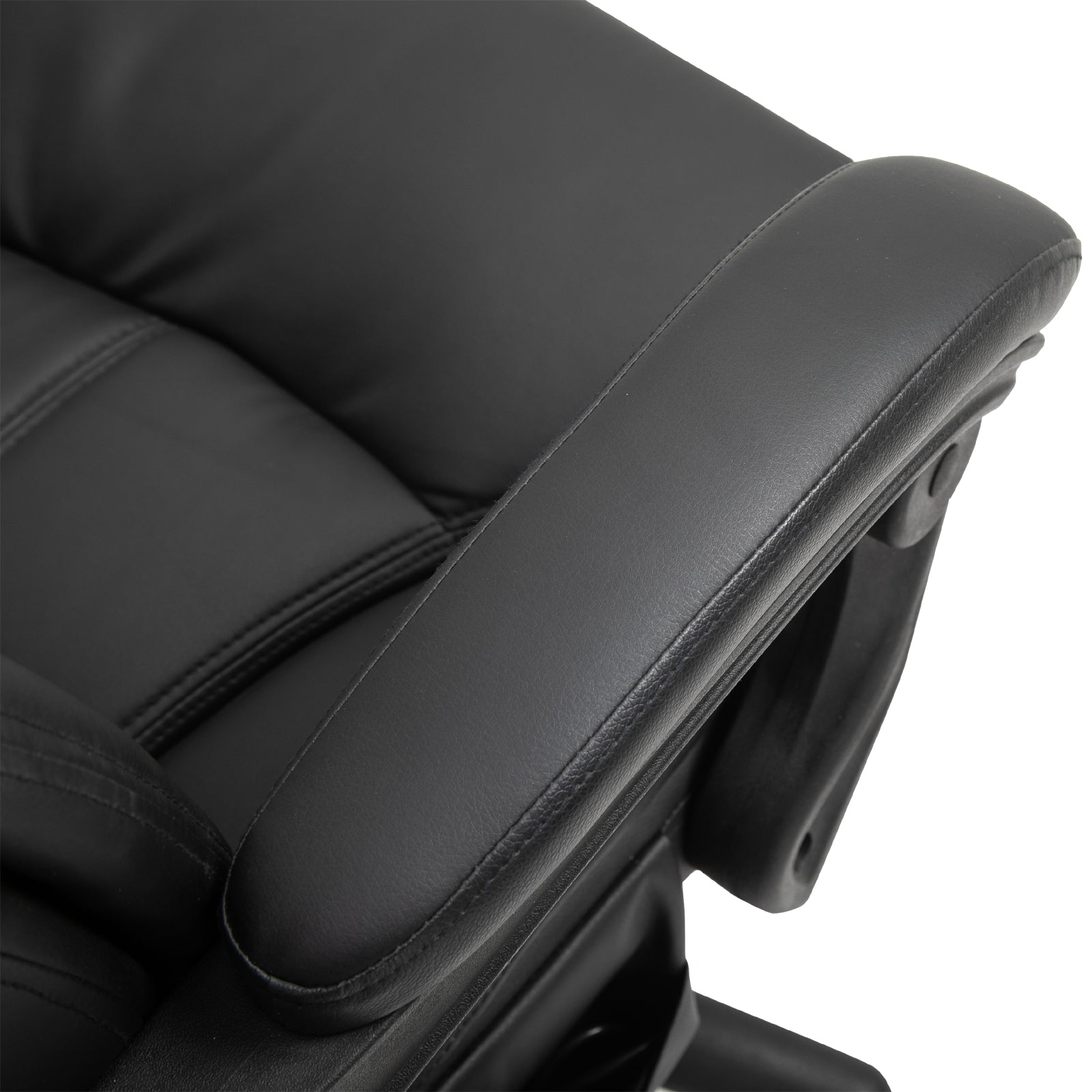 Office Chair High Back 6-Point Vibration Massage Reclining 360° Swivel Height Adjustable with Retractable Footrest Massage Chairs   at Gallery Canada