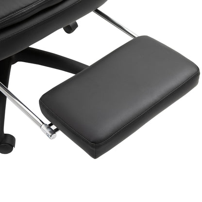 Office Chair High Back 6-Point Vibration Massage Reclining 360° Swivel Height Adjustable with Retractable Footrest Massage Chairs   at Gallery Canada