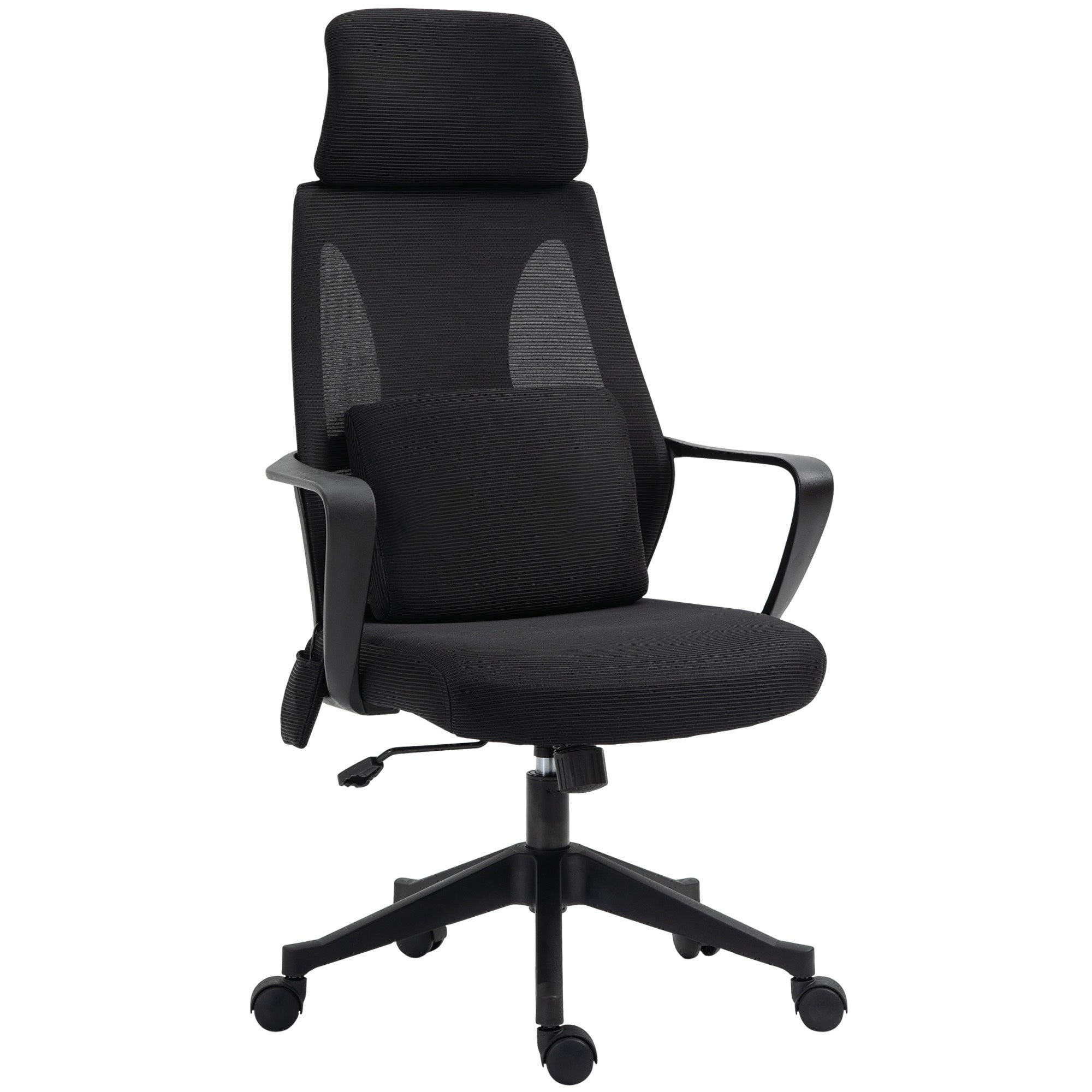 Office Chair High Back, Ergonomic Mesh Computer Chair Executive Task Chair with Massage Lumbar Support &; Headrest Rocking Massage Chairs   at Gallery Canada