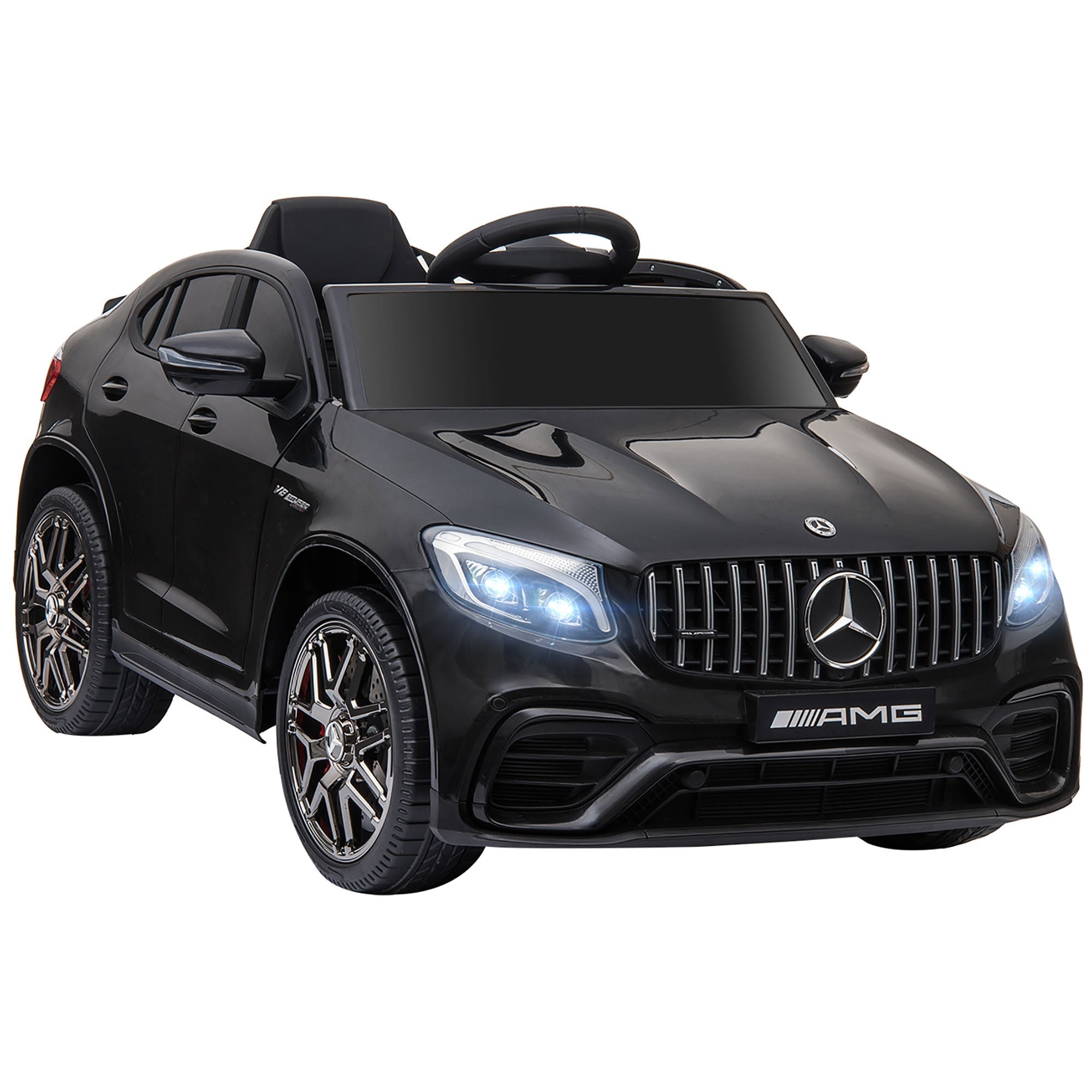 Officially Licensed Kids Ride-On Car 12V Electric Ride On Car Perfect Toy Gift with Remote Control Suspension Wheel, Black Electric Toy Cars Black  at Gallery Canada