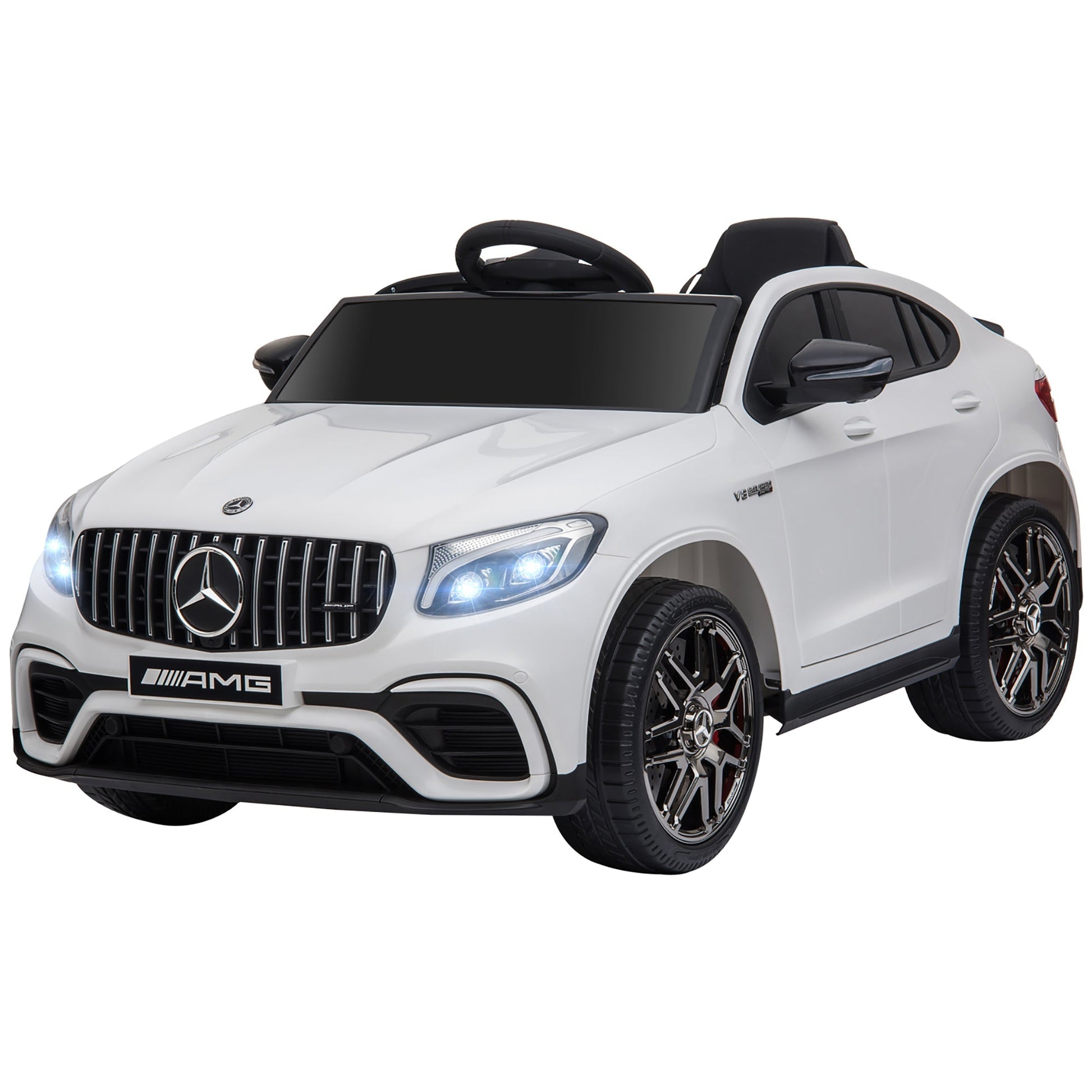 Officially Licensed Kids Ride-On Car 12V Electric Ride On Car Perfect Toy Gift with Remote Control Suspension Wheel, White Electric Toy Cars White  at Gallery Canada