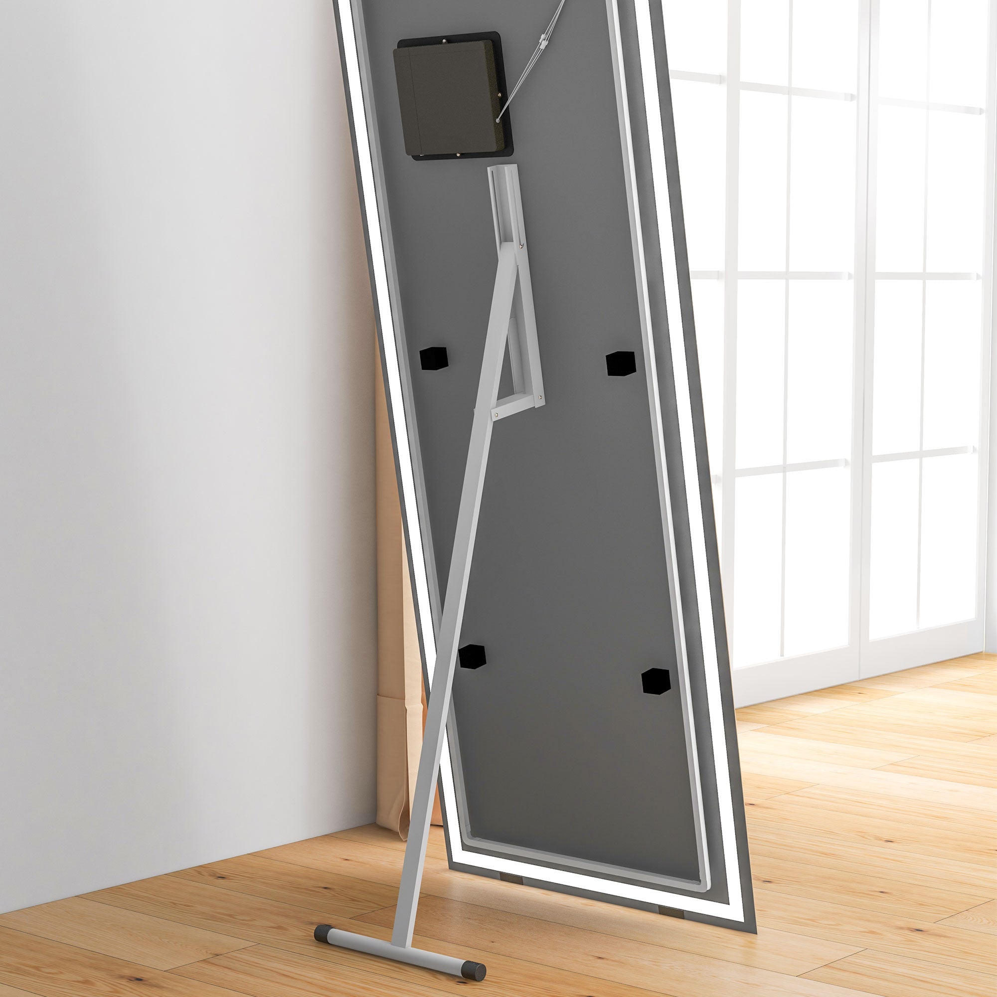 Standing Mirror with LED Lights, 64