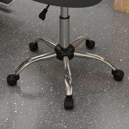 Saddle Stool, Height Adjustable Rolling Salon Chair with PU Leather for Massage, Spa, Clinic, Beauty and Tattoo, Grey Salon Stools   at Gallery Canada