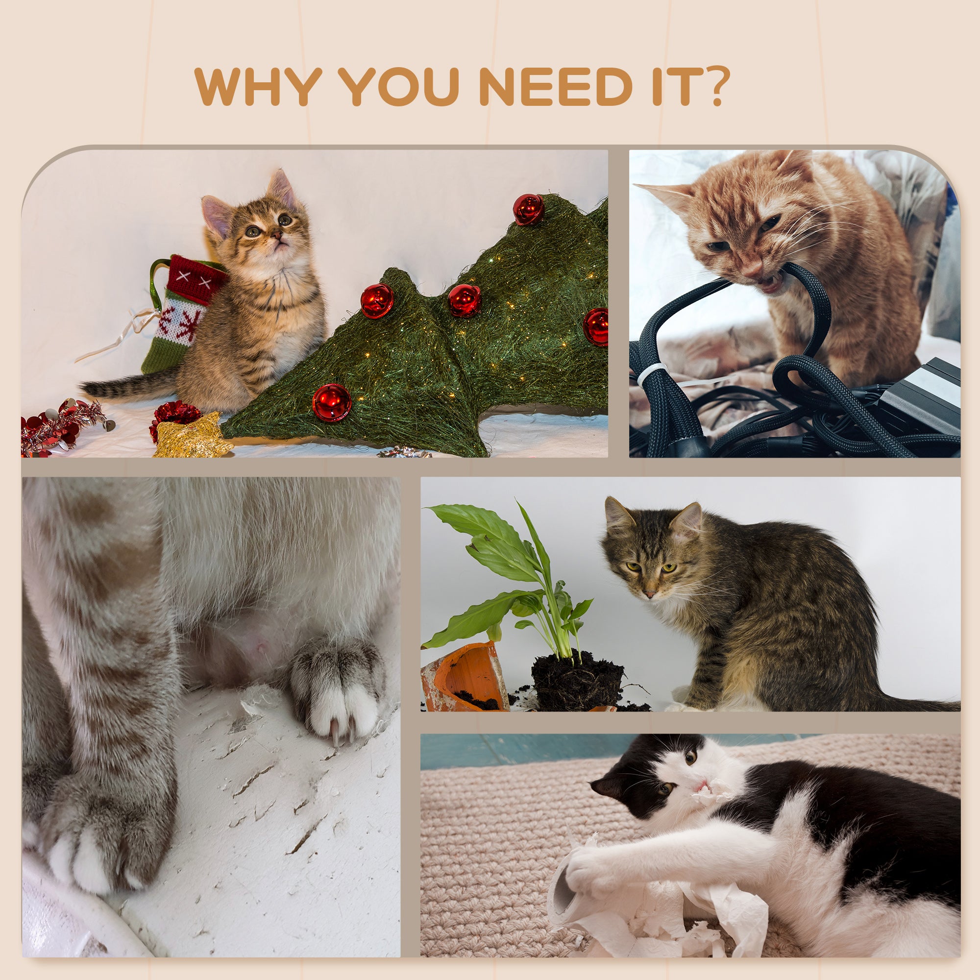 Cat Wall Shelves, 3PCs Cat Shelves with Hammock, Scratching Post, 3 Steps, Jumping Platforms, Wall Mounted Cat Climber, Grey Cat Climbing Wall at Gallery Canada