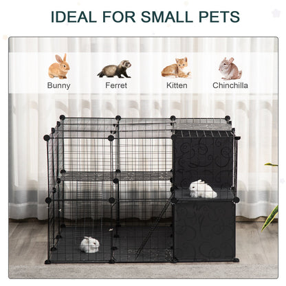 56 Panels Pet Playpen Small Animal Cage for Rabbit Houses & Habitats   at Gallery Canada