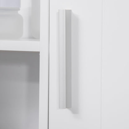 Bathroom Mirror Cabinet, Wall Mounted Medicine Cabinet with Double Doors and Adjustable Shelf, White Mirror Medicine Cabinets   at Gallery Canada