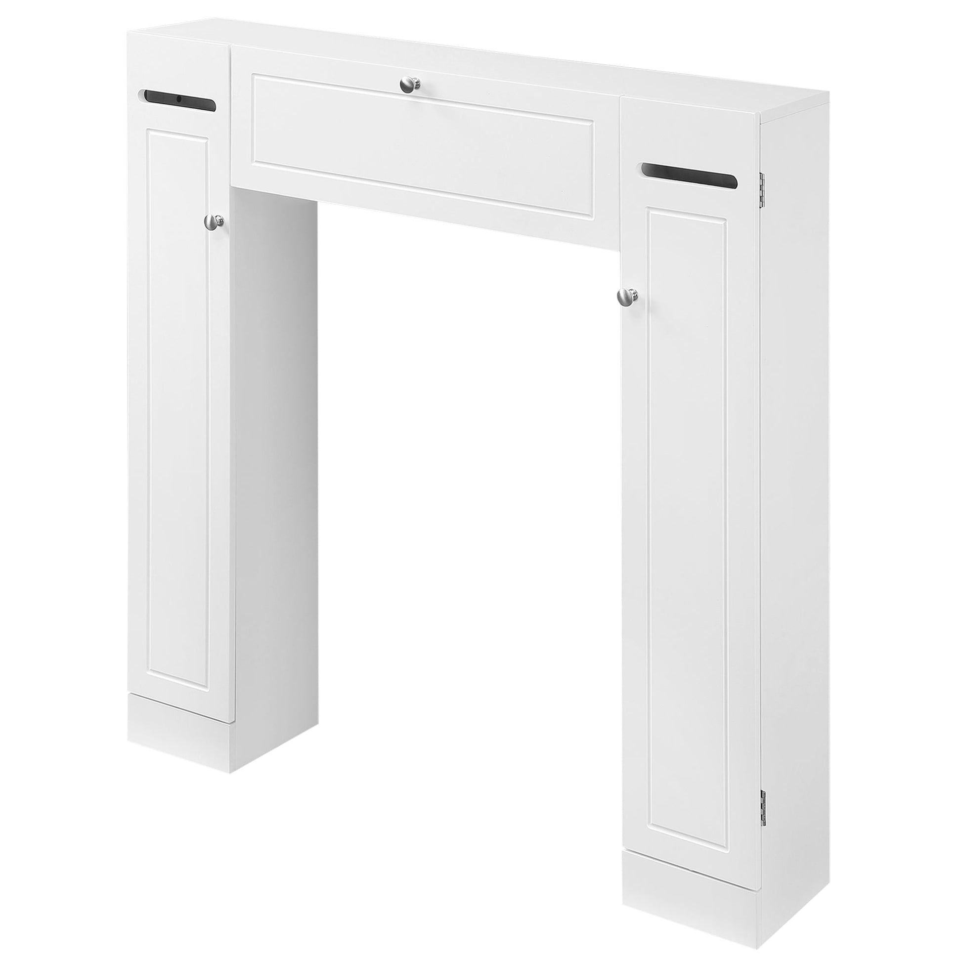 Over the Toilet Bathroom Storage Cabinet, Space Saver, Storage Organizer with adjustable shelf, White Over The Toilet Storage   at Gallery Canada