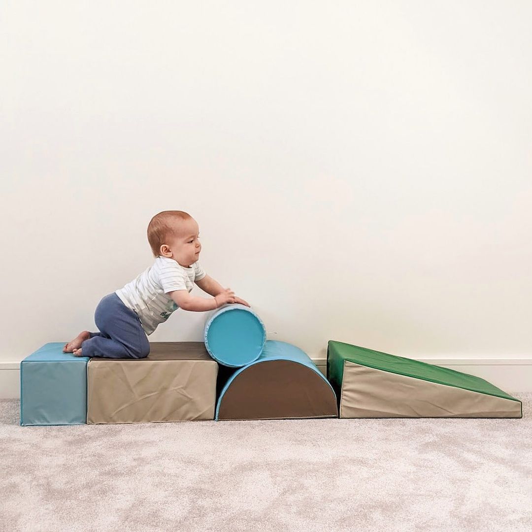 5 Piece Climb and Crawl Activity Playset Soft Safe Foam for Toddler Learning Toy Baby Gym & Playmats   at Gallery Canada