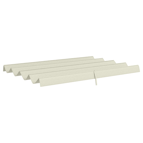 Pergola Canopy, Retractable Sun Shade Cover for 9.8' x 7.1' Pergola, UV30+ Protected, Cream White