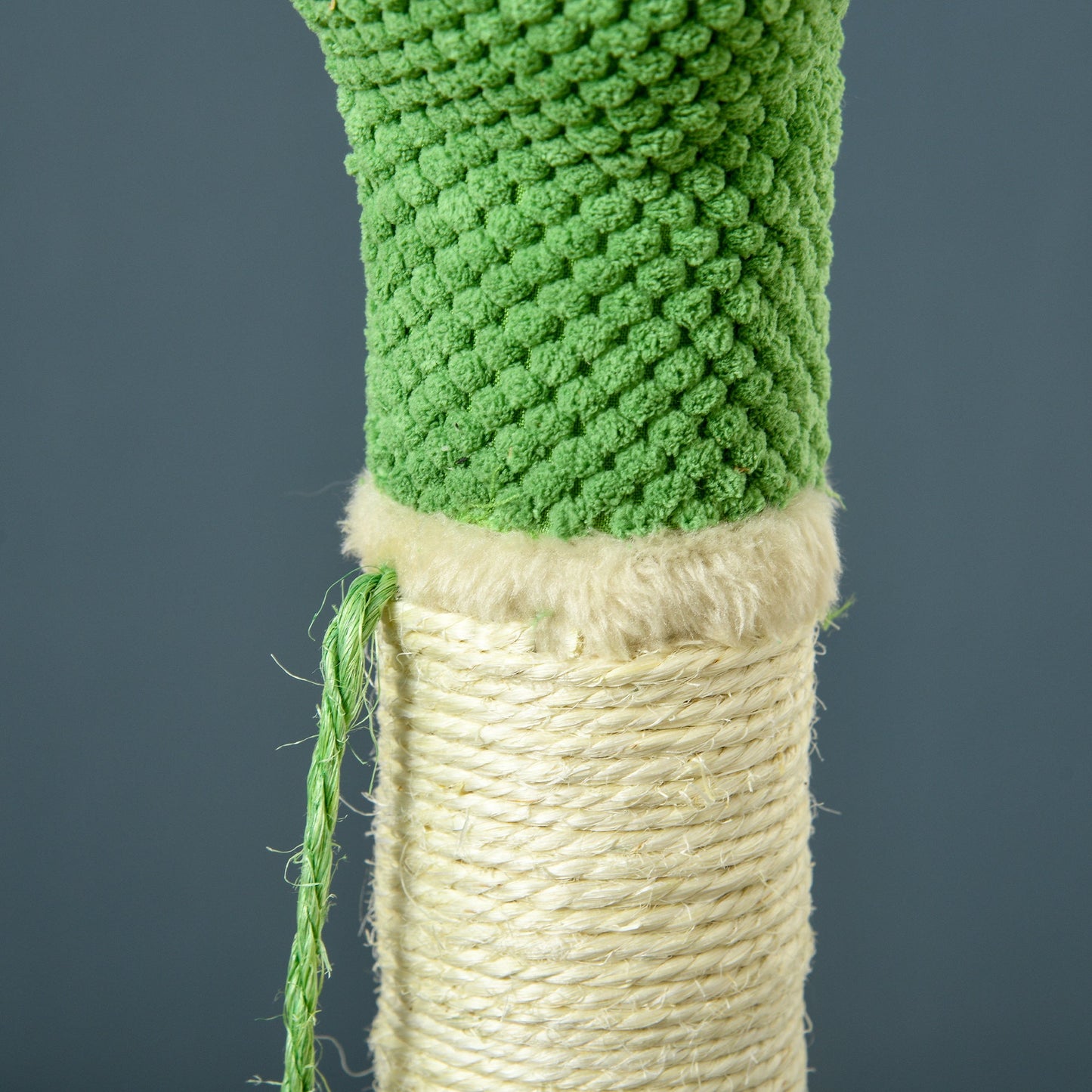 33" Cactus Cat Scratching Post for Indoor Cats, Sisal Cat Scratcher with Hanging Ball, Green Cat Posts   at Gallery Canada