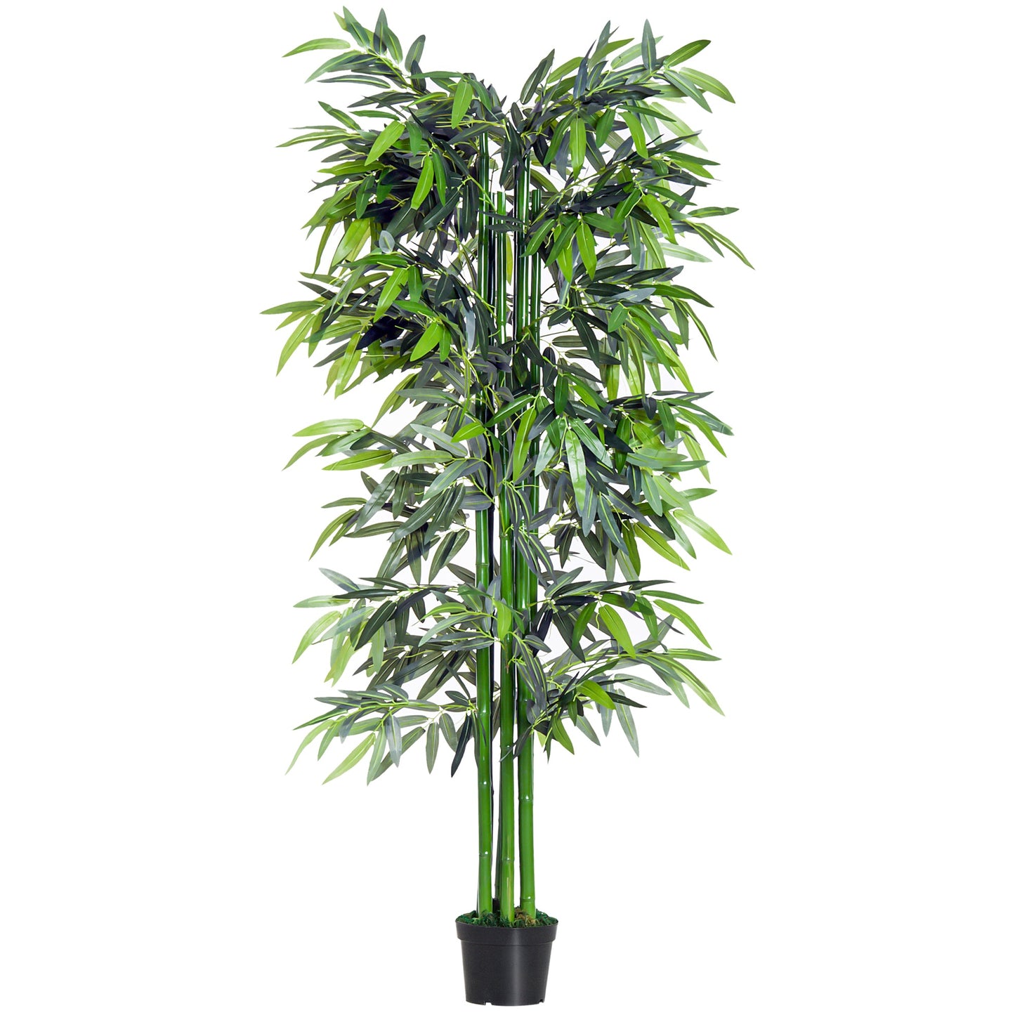 6FT Artificial Bamboo Tree Fake Decorative Plant with Nursery Pot for Indoor Outdoor Décor Artificial Trees Green  at Gallery Canada