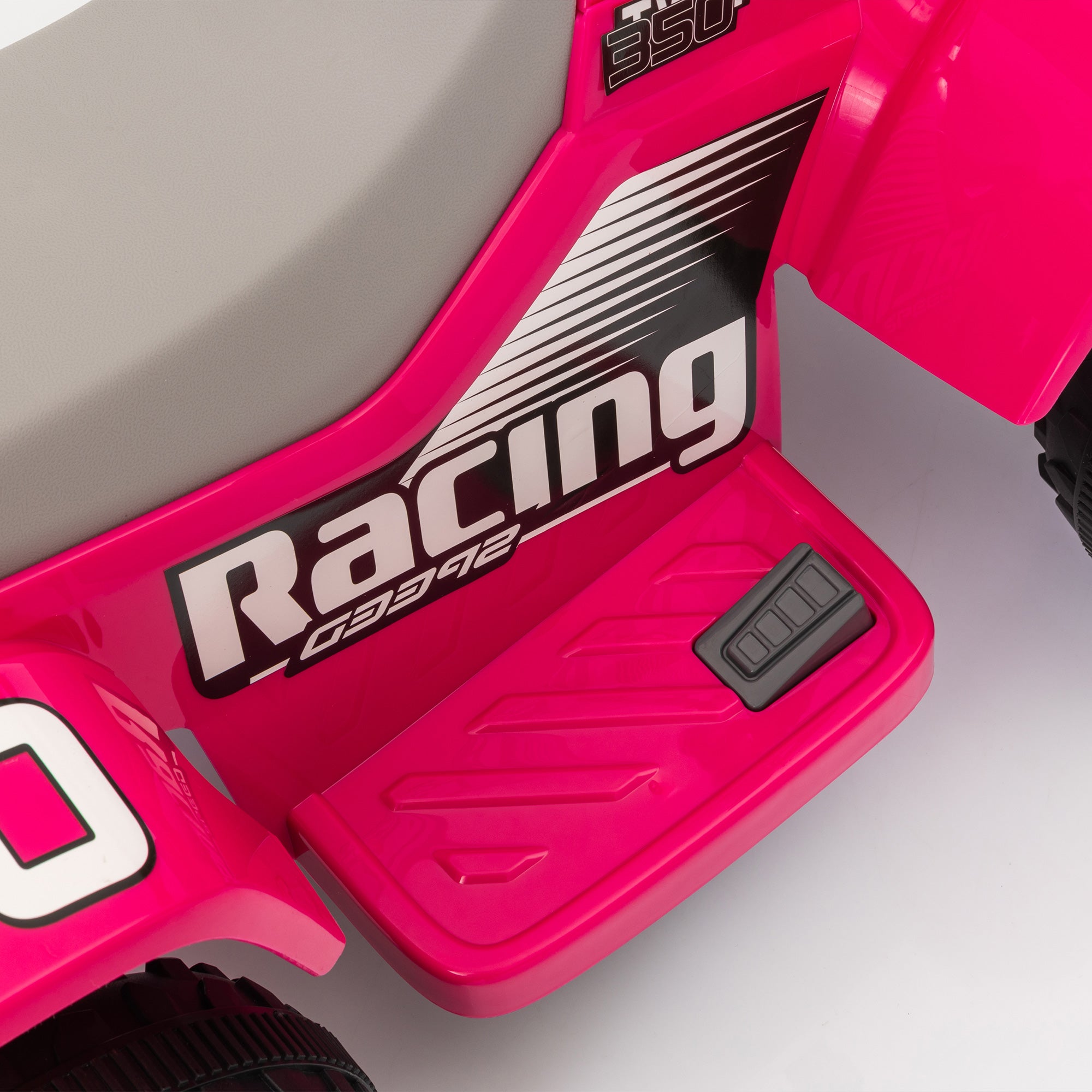 6V Kids ATV Quad, 4 Wheeler Battery Powered Electric Ride on Car w/ Lights, Forward Backward, for 3-6 Years, Pink Electric Toy Cars   at Gallery Canada