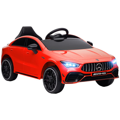 Mercedes-AMG Licensed 12V Ride on Car, Kids Electric Car with Remote Control, Spring Suspension, LED Lights, Red Electric Toy Cars   at Gallery Canada