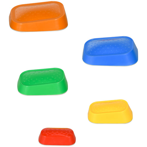 5 PCs Kids Stepping Stones, Obstacle Course Sensory Play Equipment for 3-8 Years, Indoor Outdoor Use