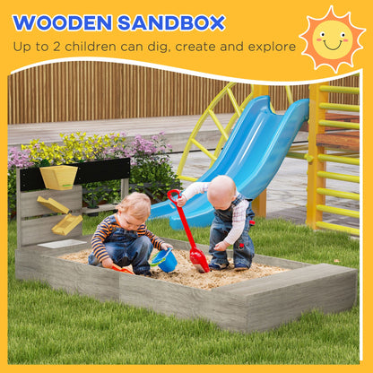 Wooden Kids Sandbox with Liner, Kitchen Design for Garden, Backyard Sandboxes & Accessories   at Gallery Canada