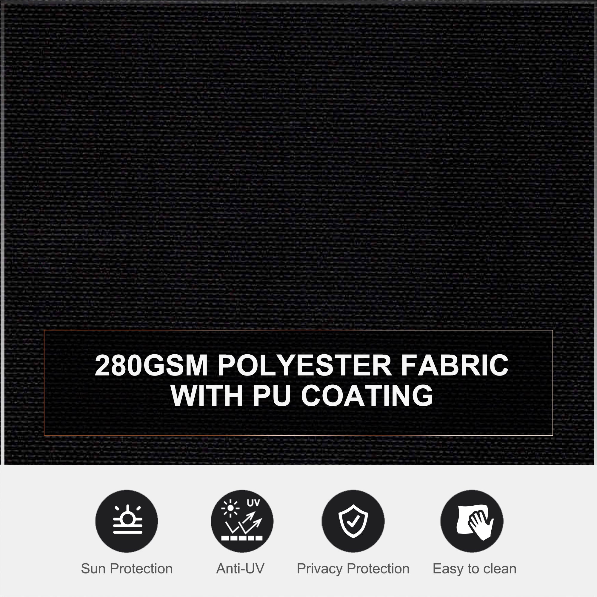Patio Retractable Double Side Awning, Folding Privacy French Screen Fence, Privacy Wall Corner Divider, Garden Outdoor Sun Shade Wind Screen, Indoor Room Divider, Black Side Awnings at Gallery Canada