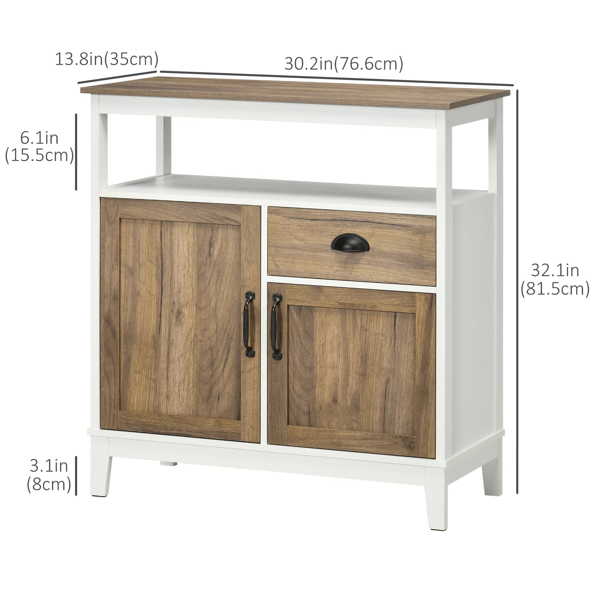 Storage Cabinet, Freestanding Sideboards and Buffets with Doors, Drawer for Dining Room, Living Room, Bedroom Storage Cabinets   at Gallery Canada