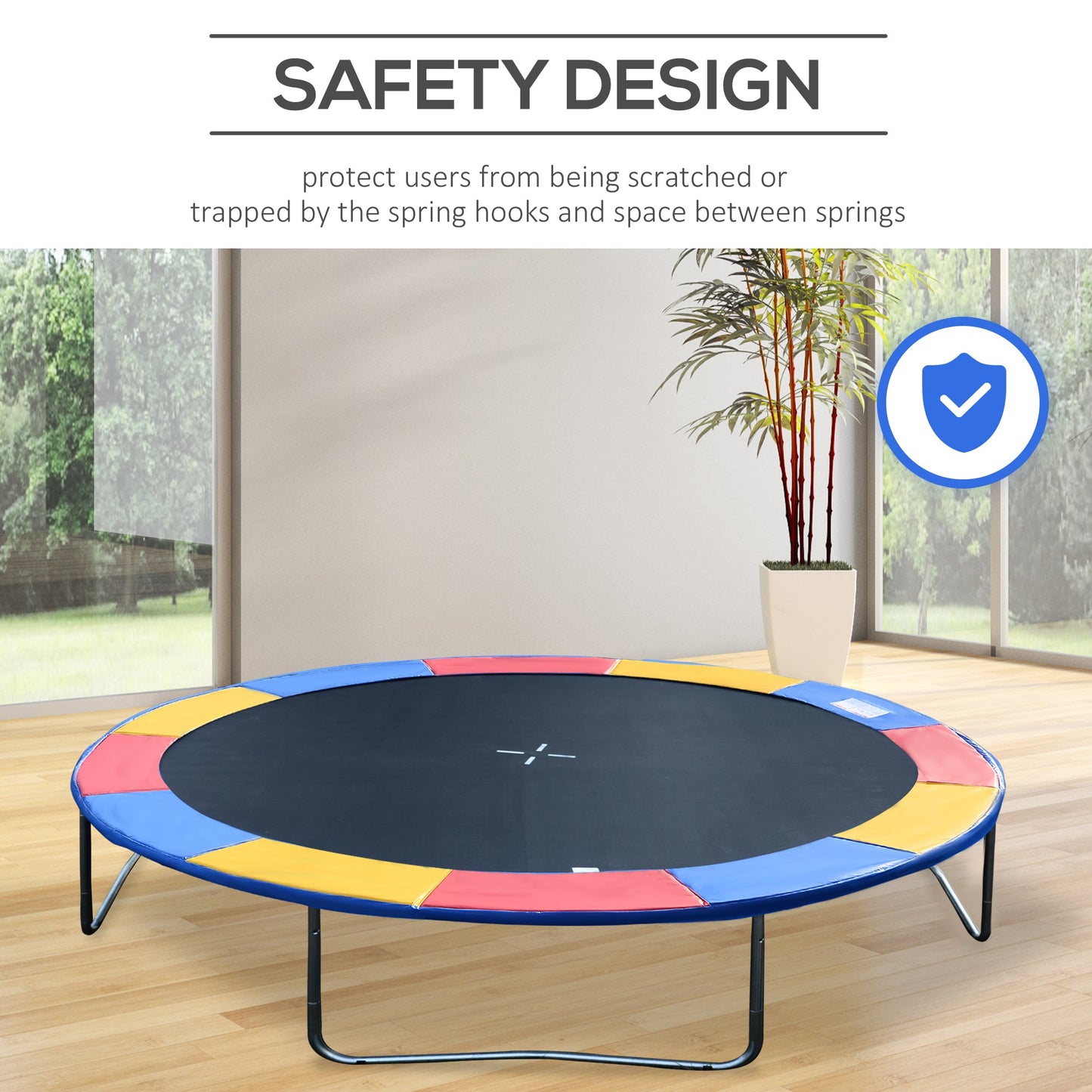 14FT Trampoline Pad Φ168" Replacement Jump Bounce Colorful Trampolines   at Gallery Canada